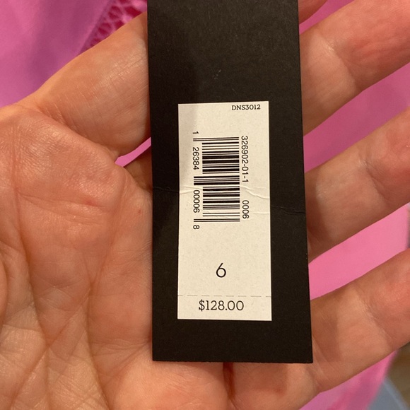 NWT Banana Republic Lace Trim Dress, Pink SIZE 6!! - Picture 7 of 9